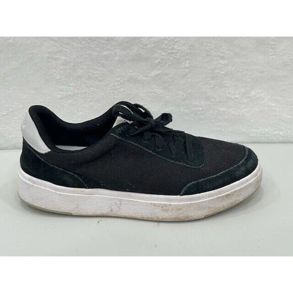Kizik Sneaker Shoes Low Top Lace Up Canvas Suede Leather Black Mens 6.5 Womens 8 main image 10